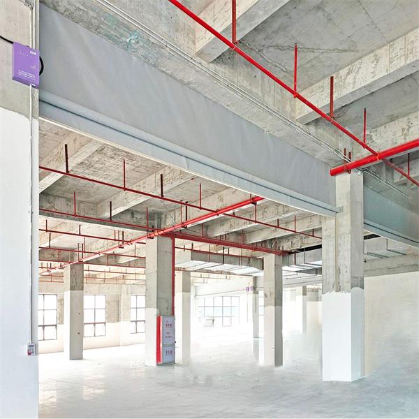 防火布擋煙垂壁的安裝