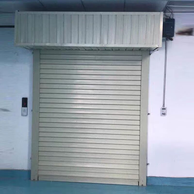 消防通道安裝鋼制防火卷簾門提升安全